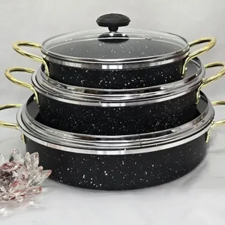 تابه 3تیکه درب دار گرانیت