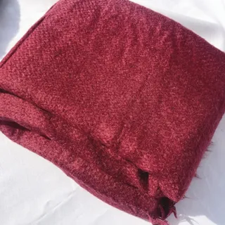 شال زرشکی پاییزه زمستانی