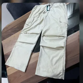 شلوار کتان نخ کارگو