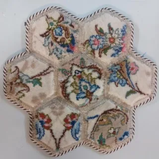 رومیزی کلاژ فبش دستباف کا