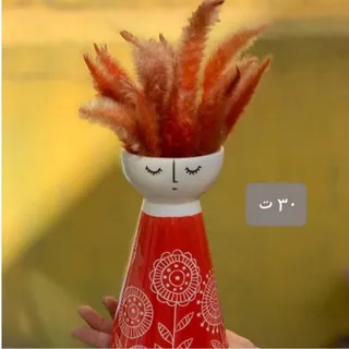 گل مصنوعی صورتی