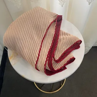 شال پلیسه دورو مزونی