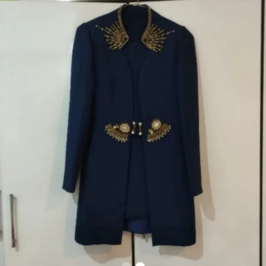 کت شلوار مجلسی سنگدوزی