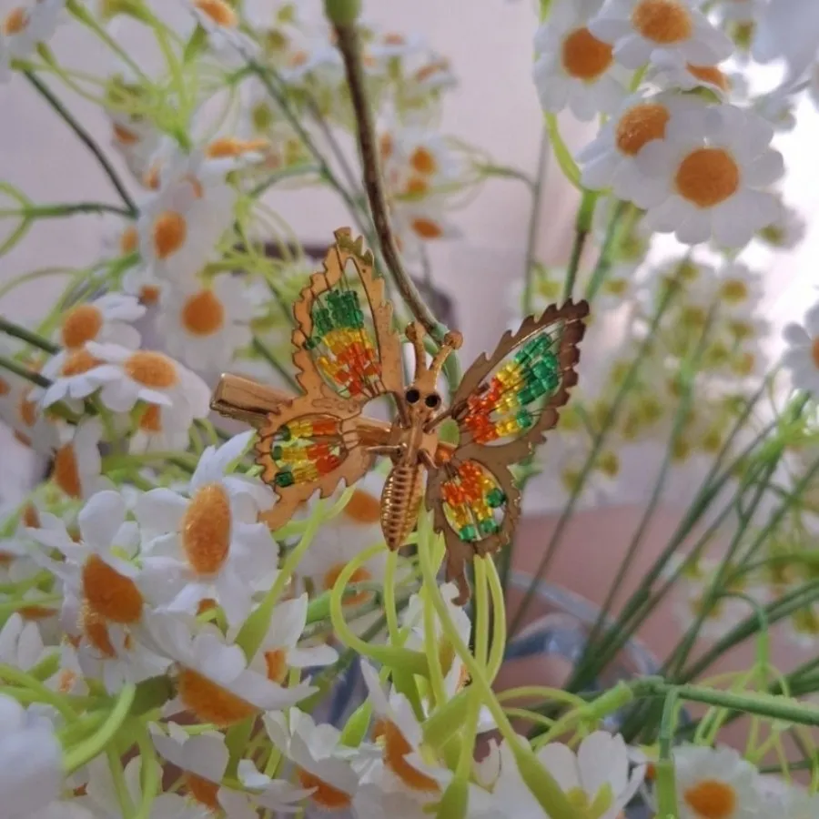 گیره مو پروانه ای قدیمی