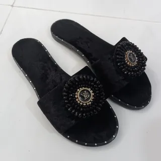 صندل مخمل جواهردوزی