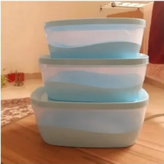 ظرف سه تکه درب دار