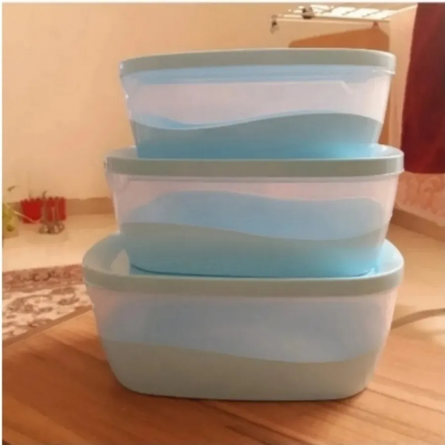ظرف سه تکه درب دار