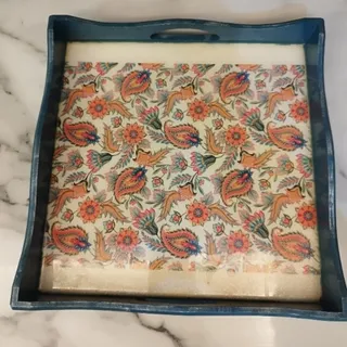 سینی چوبی دکوپاژ