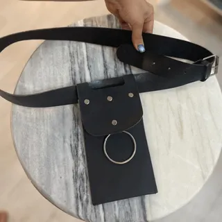 کیف  کمری و کمربند مشکی