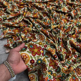 نخی دبل پرنت طرح سنتی