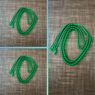 تسبیح 101 دانه سبز شفاف
