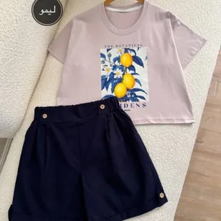 ست کراپ و شورتک زنانه