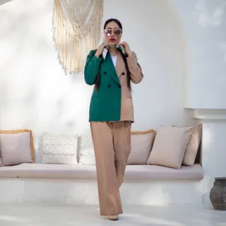 کت و شلوار عروسکی دو رنگ