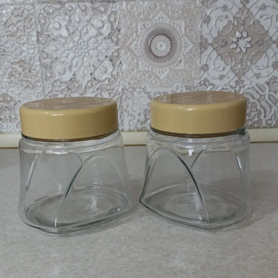 بانکه شیشه درب چوبی