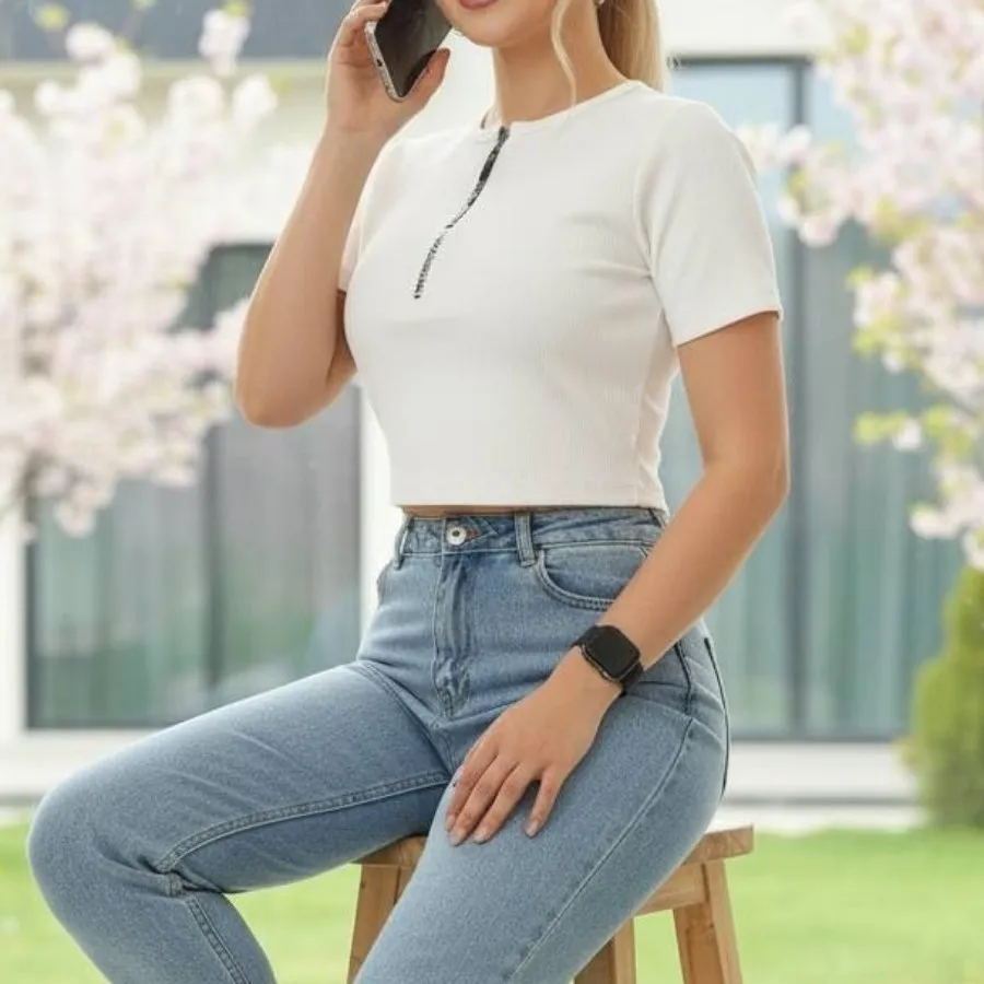 کراپ نیم زیپ