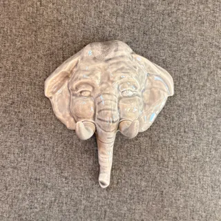 دیوارکوب فیل دست‌ساز