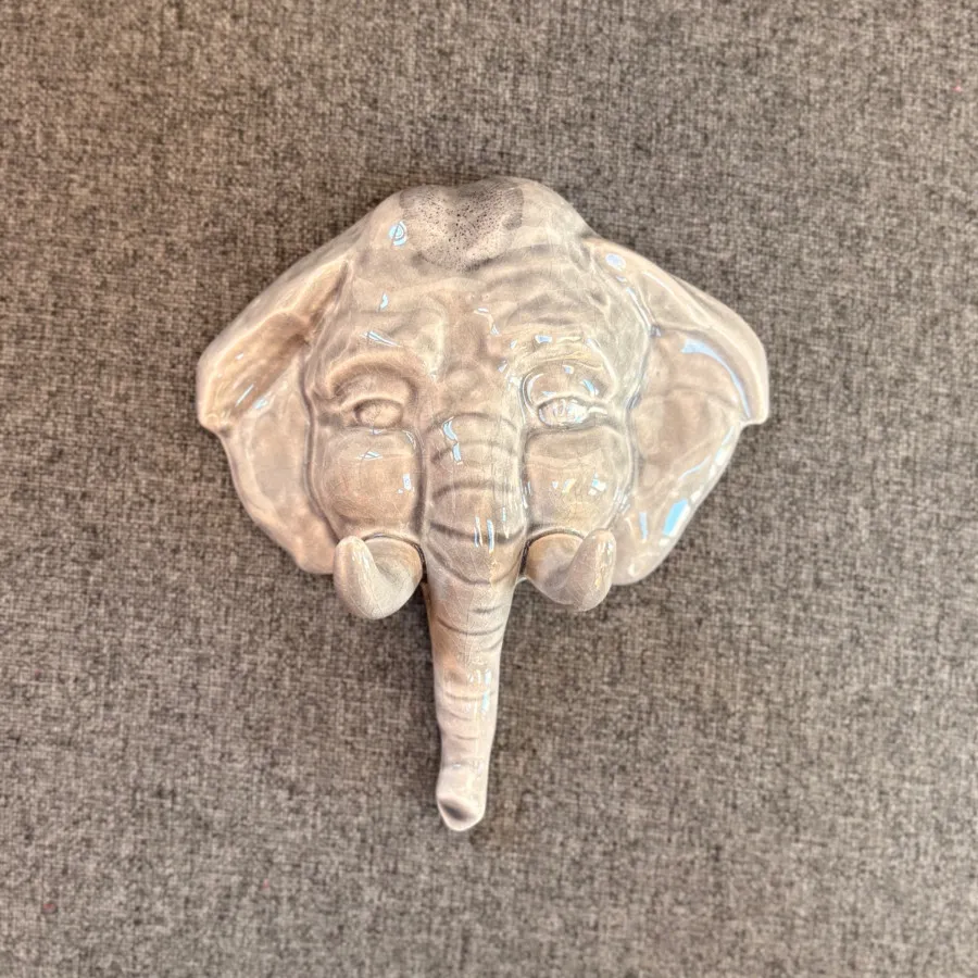 دیوارکوب فیل دست‌ساز