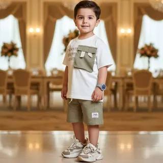 تیشرت و شلوارک پسرانه