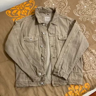 کت جین قهوه‌ای