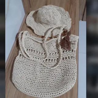 کلاه کیف رافیا