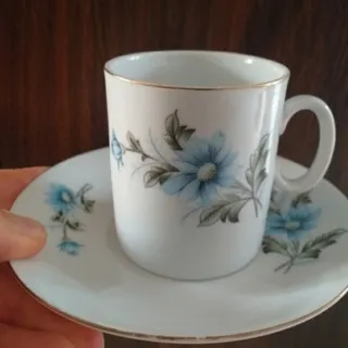 فنجان و نعلبکی چینی کاغذی