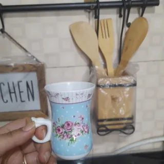 فنجان گلریز انجل آبی رنگ