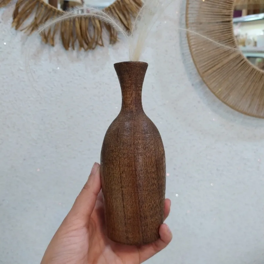 گلدان چوبی