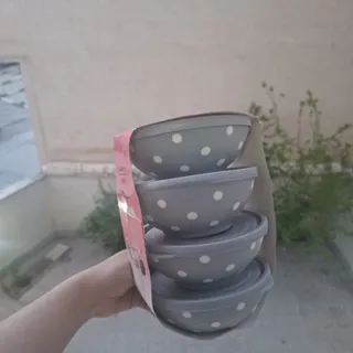 ظرف درب دار خالدار