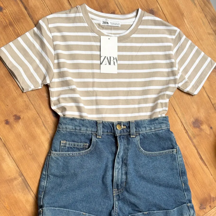 کراپ تیشرت zara