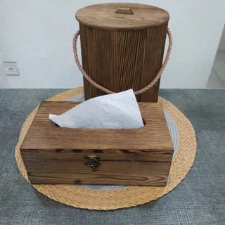 سطل و جا دستمال کاغذی