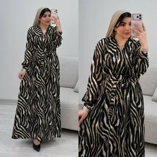 پیراهن حریر روشنا ‌