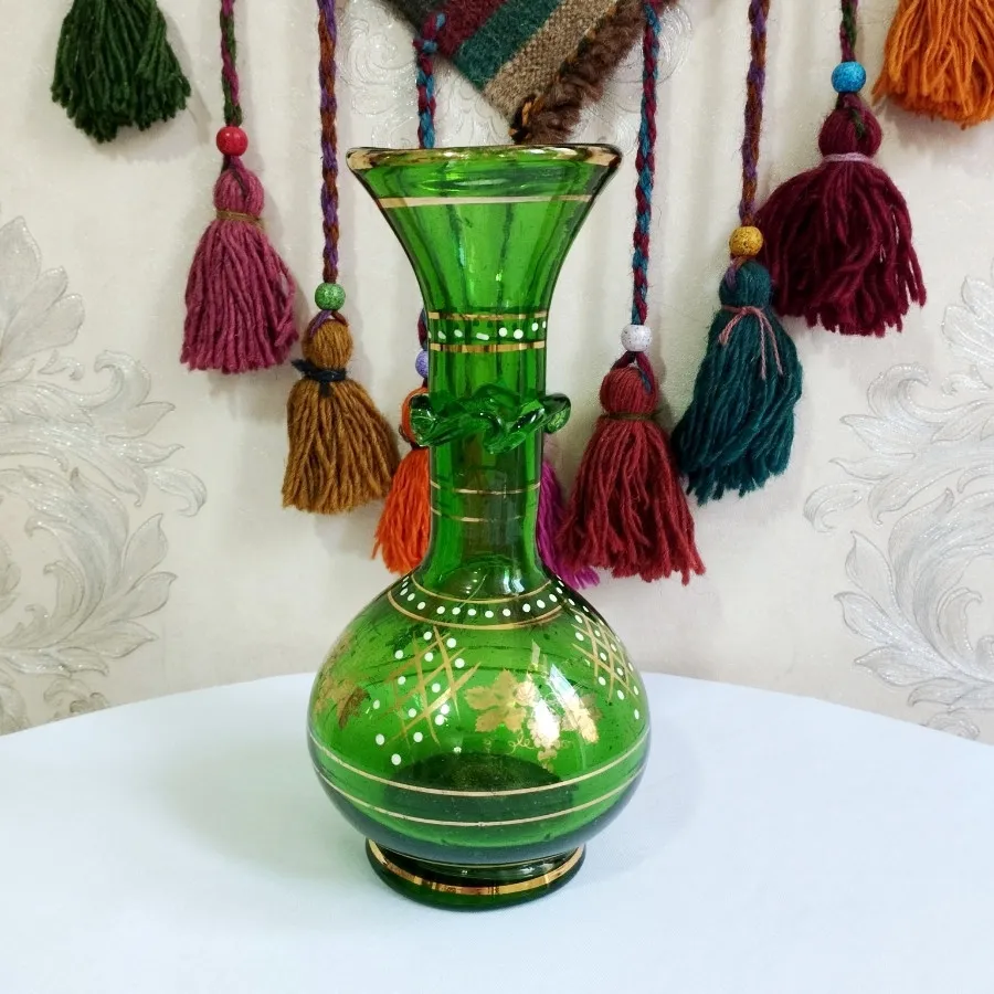 گلدان بلور قدیمی