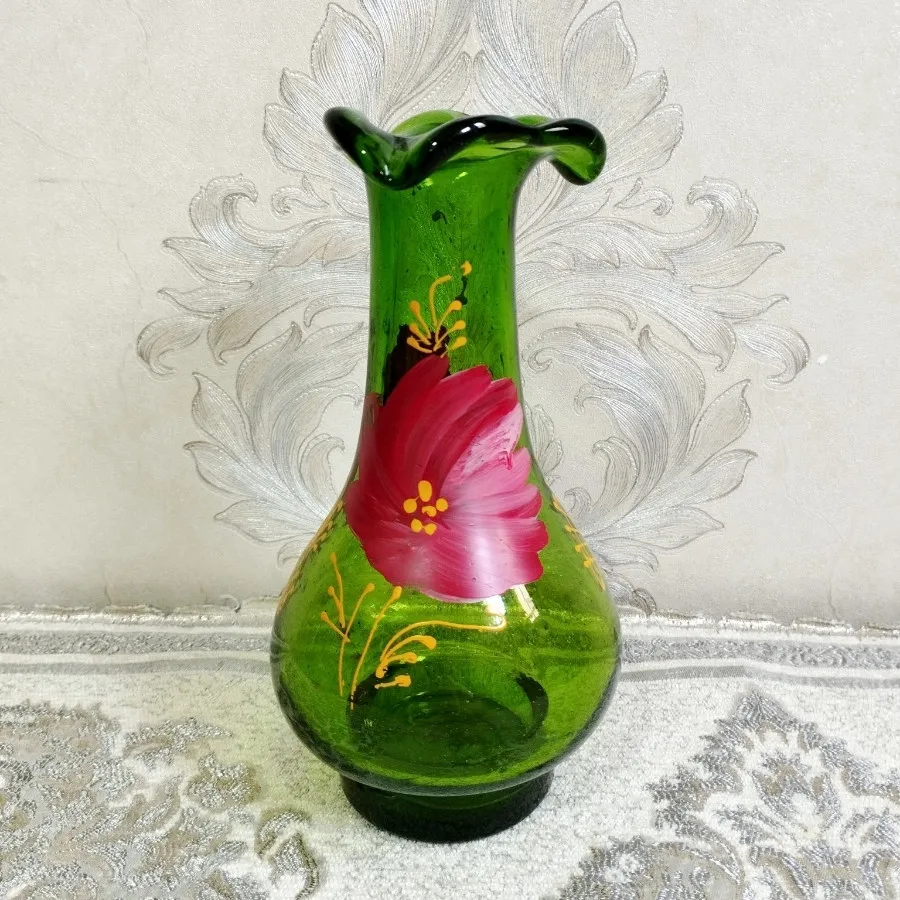 گلدان بلور قدیمی