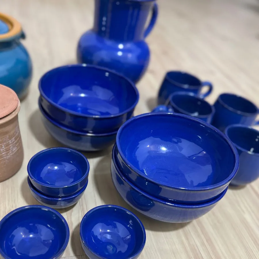 ست لعابی دیزی خوری