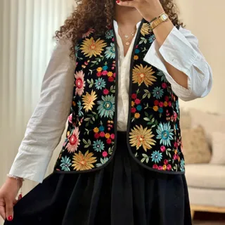 وست مخمل سوزندوزی