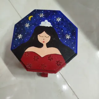 جعبه چوبی دست‌ساز