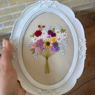 تابلو دسته گل سایز بزرگ