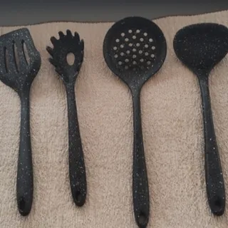 ست کفگیر ملاقه سیلیکونی