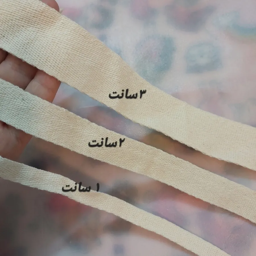 نوار نخ پنبه در 3 سایز