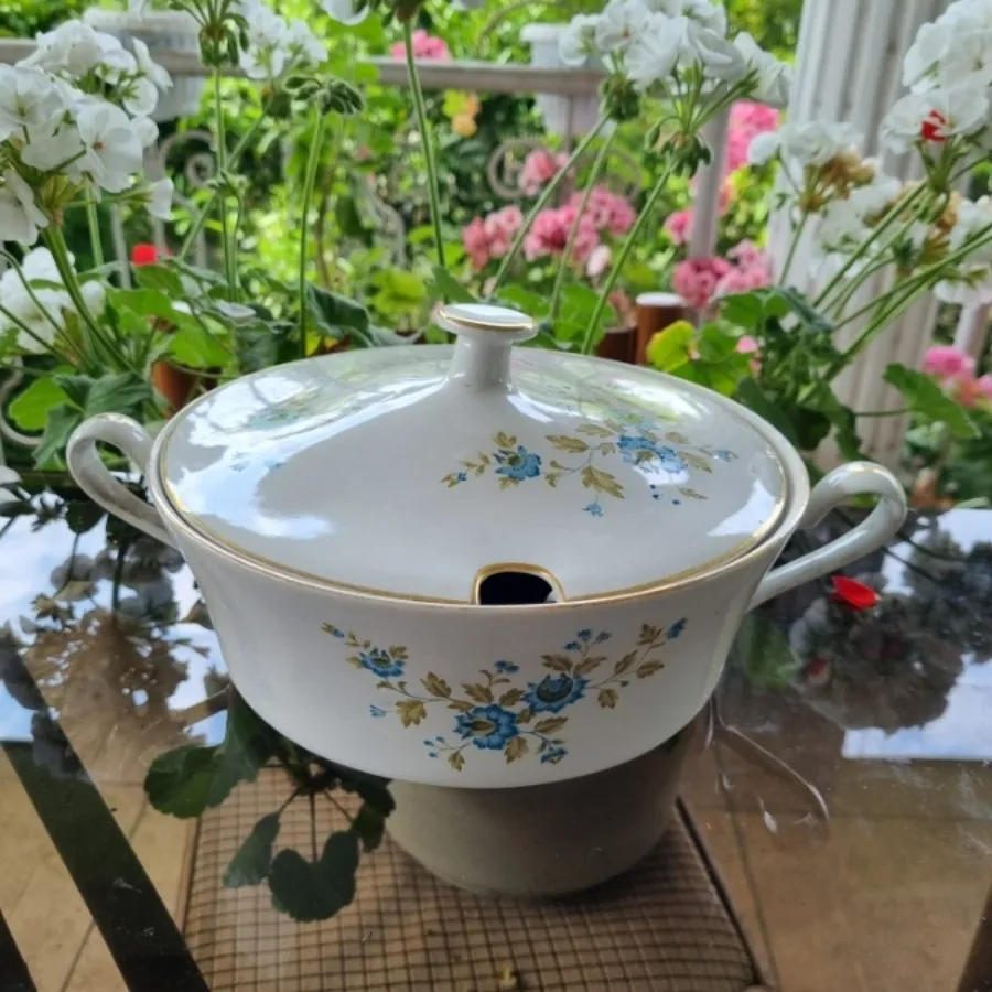 سوپینگ گل آبی قدیمی