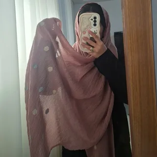 شال صورتی یاسی