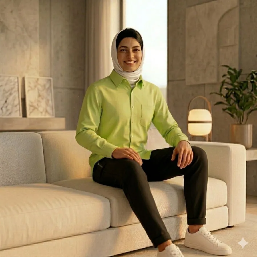 پیراهن زنانه رنگ فسفری