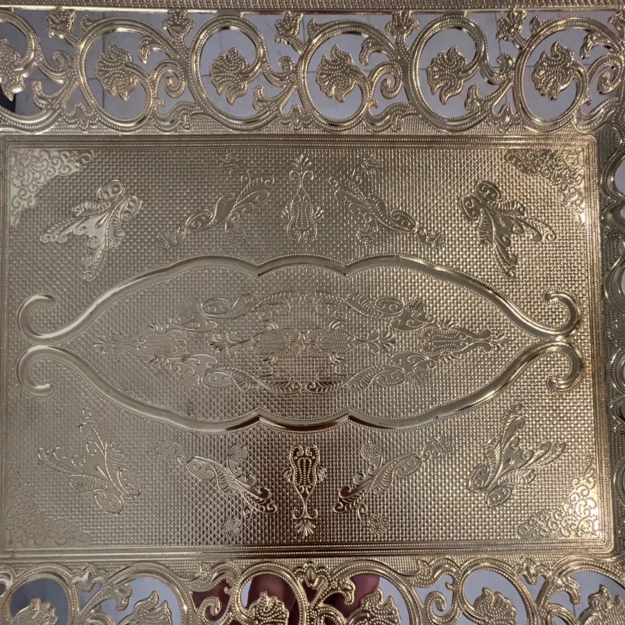 سینی سیلور ترکی رنگ طلایی