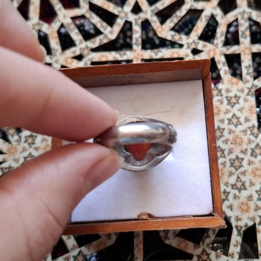 انگشتر مردانه سنگ عقیق