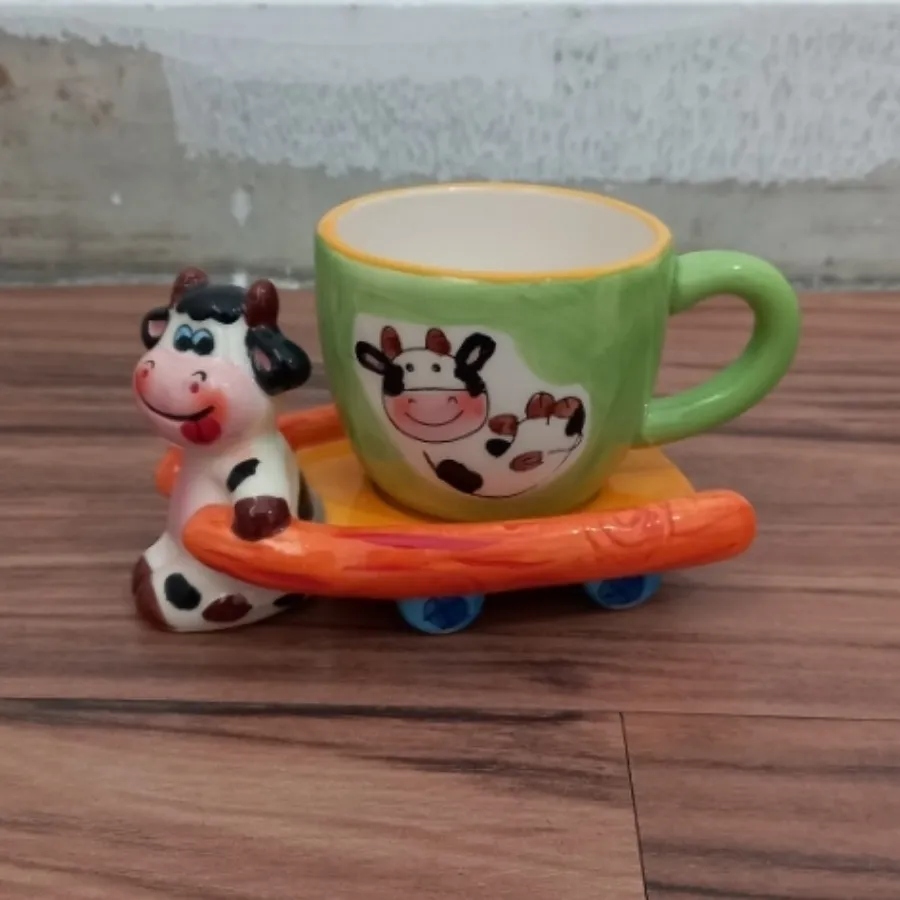 ظرف غذا بچه طرح گاو