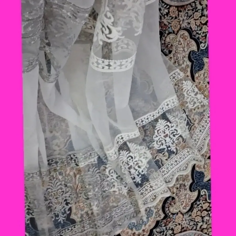 پارچه حریر تور حراج