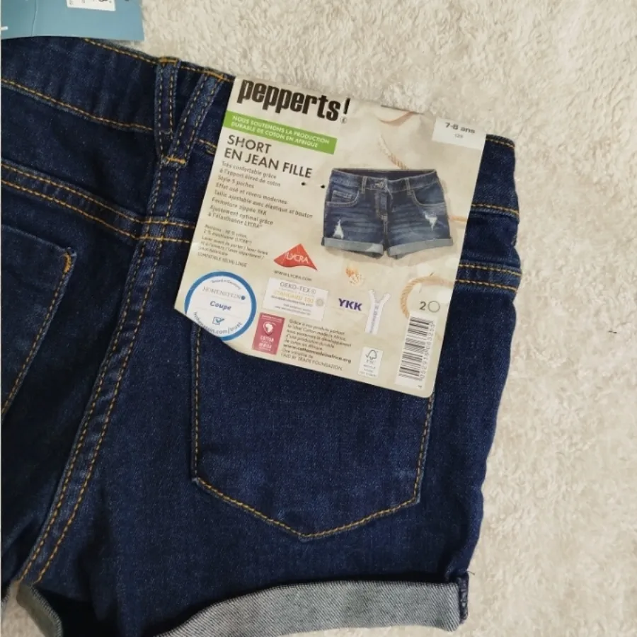 شلوارک جین pepperts