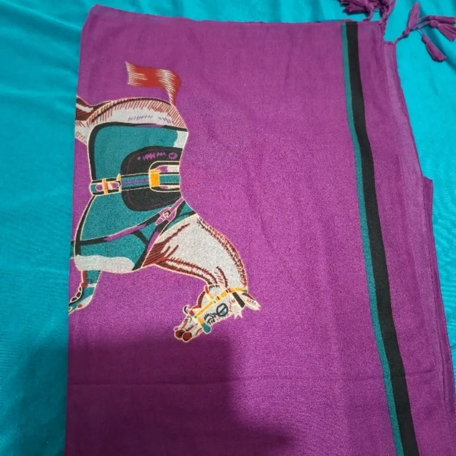 شال طرح اسب