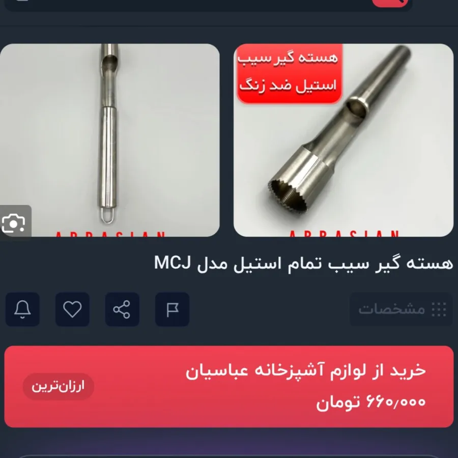 هسته گیر سیب