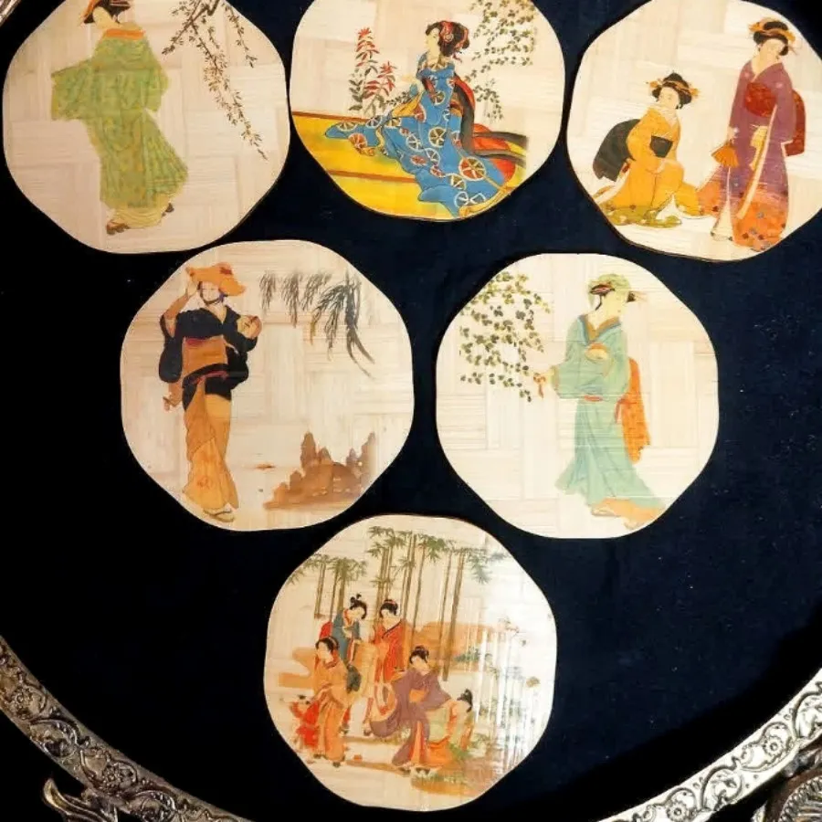 دیوارکوب قدیمی بامبو